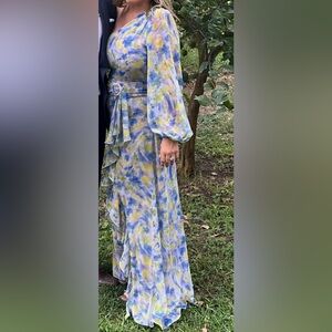 Astr Sandersonia Dress Asymmetrical One Shoulder Sundress